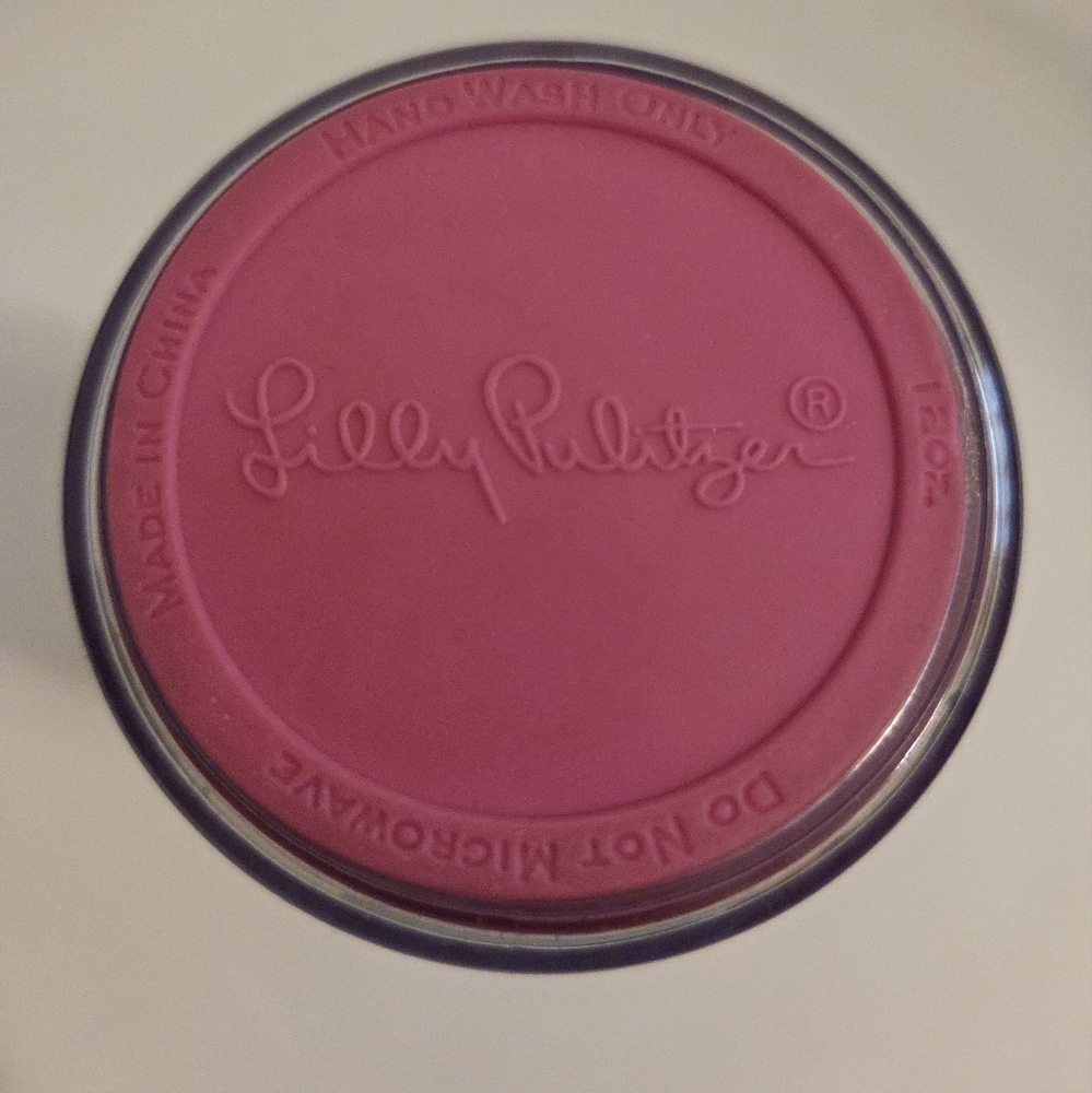 Lilly Pulitzer Thermal Hot Cold Travel Tumbler 12 Ounce - Picture 4 of 5